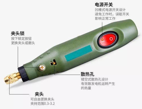 多功能微型電磨機 在家輕松體驗石雕工藝樂趣