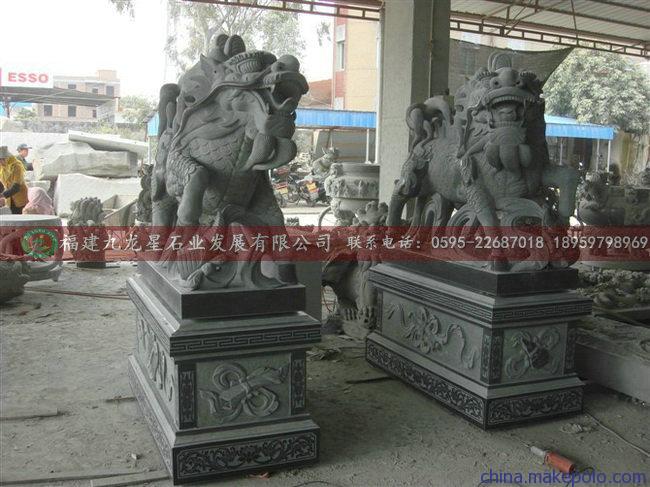 石雕麒麟 傳統工藝與祥瑞象征的藝術融合